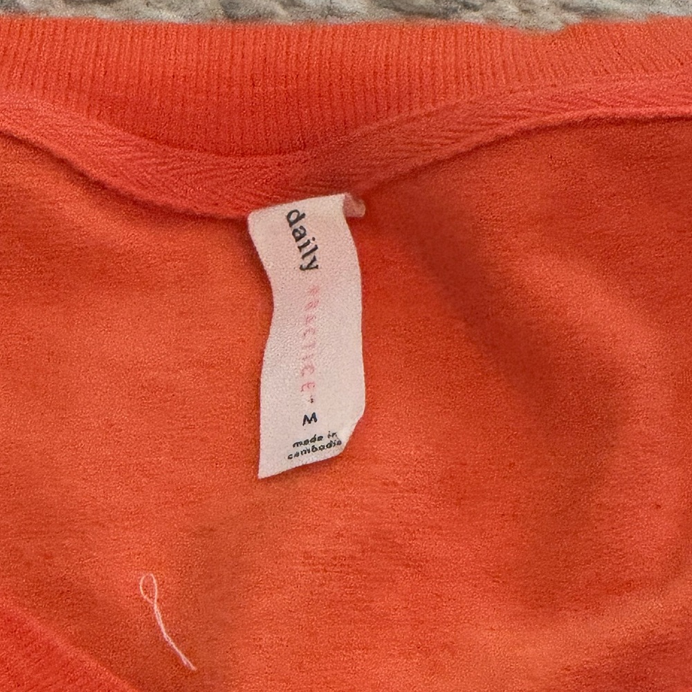Anthropologie Coral Midi Skirt and top